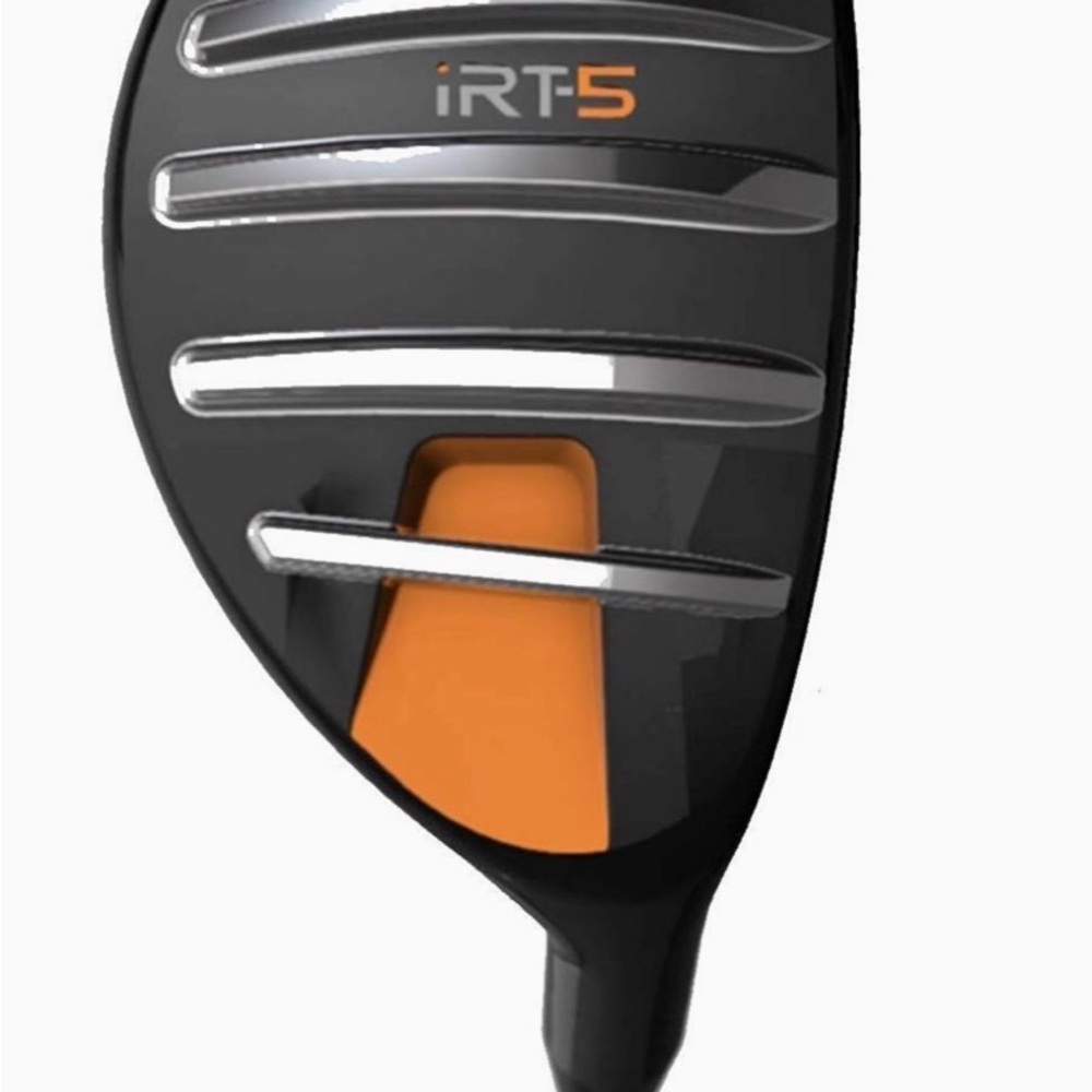 NEW iRT-5 Ladies Flex 75g Golf Left Golf Club in Black with Orange Accents